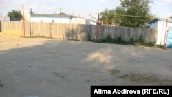 Место убийства полицейских. Поселок Шубарши Актюбинской области.1 июля 2011 года.  