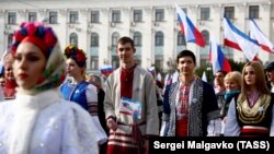 Ղրիմ - Հանդիսությունները Սիմֆերոպոլում, 15-ը մարտի, 2019թ.