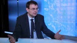 Данило Гетманцев у студії Радіо Свобода