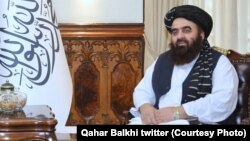 امیرخان متقی سرپرست وزارت خارجه حکومت طالبان 