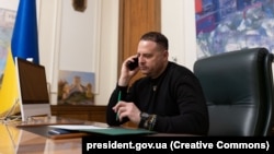 Голова Офісу президента України Андрій Єрмак на робочому місці. Січень 2023 року