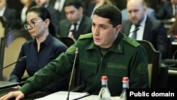 Armenia - The head of the Investigative Committee, Argishti Kyaramian, speaks during a cabinet meeting in Yerevan, January 19, 2023.