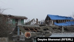 Очаків. У місті багато будинків наразі без дахів внаслідок російських обстрілів.