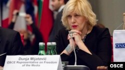 Մամուլի ազատության հարցերով ԵԱՀԿ-ի ներկայացուցիչ Դունյա Միյատովիչ