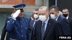 Bosnia and Herzegovina -- Turkish President Recep Tayyip Erdogan visits Sarajevo, August 27, 2021.