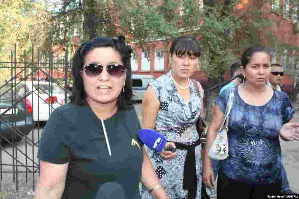 Сторонники бывшего министра Равшан Сабирова