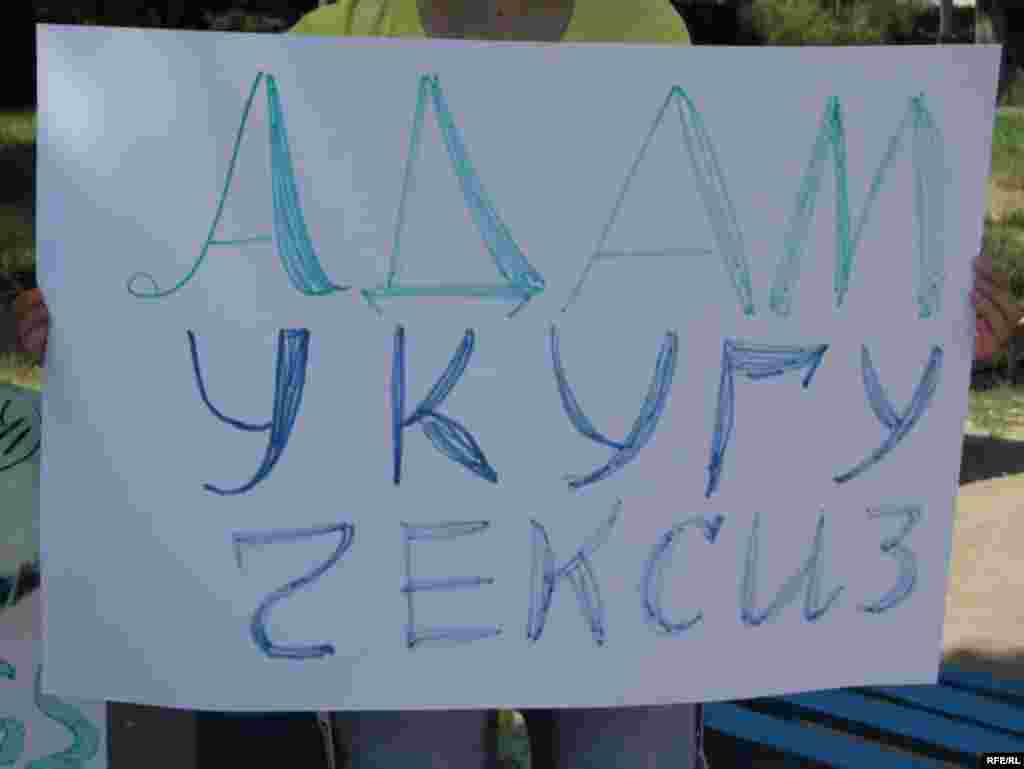 Укук коргоочуларды милиция кармап кетти - Акция катышуучулары  Иран элинин атуулдук укуктары жана саясий укуктары тебеленип жатканына, аскерий күчтөрдүн кийлигишүүсүнө каршы болуп, бул маселени тынч чечүү талабы менен Иран бийлигине кайрылуу жолдой турган болду. 