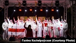 Удзельнікі «Вольнага хору», архіўнае ілюстрацыйнае фота