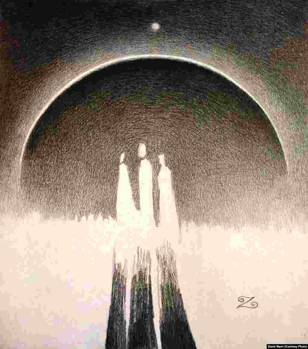 Замир Илиповдун &quot;Таң нуру&quot; аттуу композициясынан, &quot;Азан&quot; эмгеги.