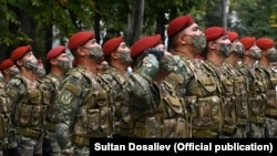 ИИМдин Ички аскерлери. 24-август, 2021, Бишкек.