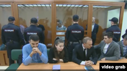 В зале суда. Скриншот с репортажа телеканала NTV