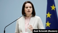 Belarusyň oppozisiýa lideri Swetlana Tihanowskaýa