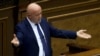 Armenia - Parliament deputy Hovik Aghazarian speaks during a session of the National Assembly, Yerevan, March 27, 2025. 
