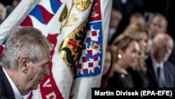 Мілош Земан під час інавгурації, Прага, 8 березня 2018 року