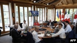 Германиядагы саммит учурунда. 27-июнь, 2022-жыл.