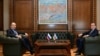 Azerbaijan - Azerbaijani Foreign Minister Jeyhun Bayramov and Russian Foreign Minister Sergei Lavrov meet in Baku, June24, 2022