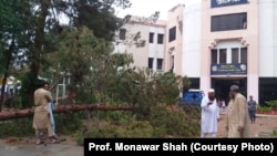 Кветта шаары катуу шамалдан кийин. 4-июль 2022-жыл