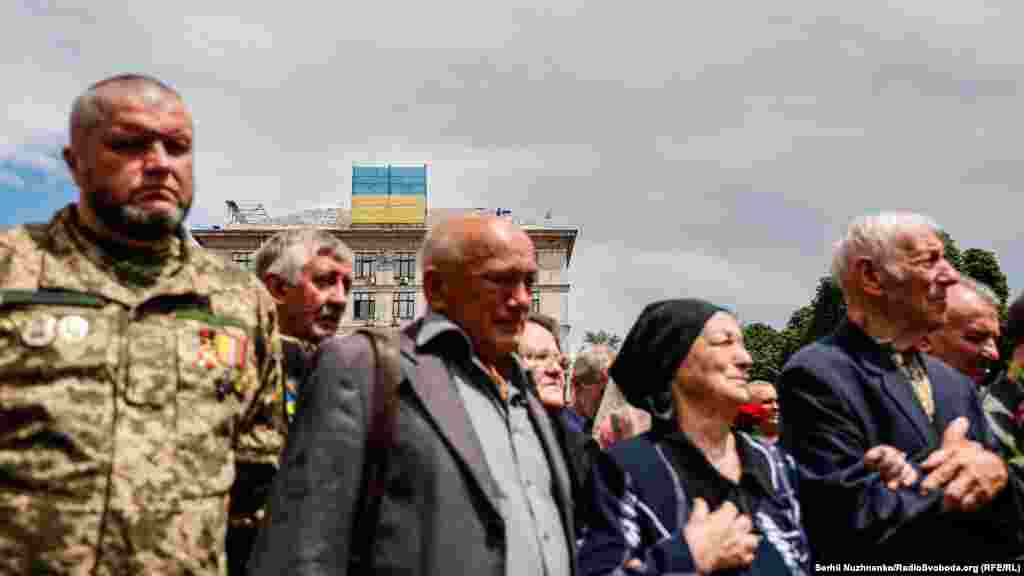 На прощання із Олегом Куциним прийшли і військові, і цивільні