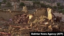 ویرانی بجا مانده از زلزله در ولایت پکتیکا