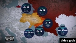 Ракети випускають у всіх прикордонних з Україною областях РФ, з території Білорусі, а також з окупованої частини Донбасу і Криму, акваторії Чорного і Каспійського морів