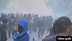 Акция протеста в Хороге, 16 мая 2022 года