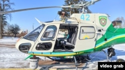 Гелікоптер Н-125 Airbus української Держприкордонслужби