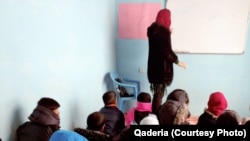 یک مکتب خانگی در غرب شهر کابل