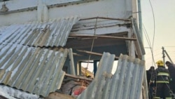  Сирдарёда икки қаватли уй портлашдан сўнг.