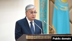 Kazakh President Qasym-Zhomart Toqayev (file photo)