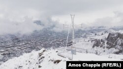 Armenia -- Goris, southern Armenia during blockade