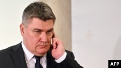 Croatian President Zoran Milanovic (file photo)