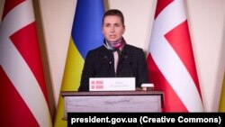 Прем’єр-міністр Данії Метте Фредеріксен під час візиту до України. Одеса, 30 січня 2023 року, ілюстративне фото