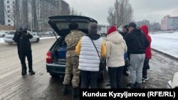 Газиантеп шаарынан эвакуацияланган жарандар. Бишкек, 10-февраль, 2023-жыл.