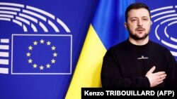 Украинанын президенти Владимир Зеленский Брюсселде. 