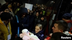 Украина-Польша чек арасы, Пржемышль. 26-февраль, 2022-жыл. 