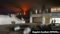 Президенттин Алматыдагы резиденциясы. 6-январь, 2022-жыл.