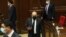 Armenia - Armenian Prime Minister Nikol Pashinian arrives for his government's question-and-answer session in parliament, Yerevan, March 2, 2022.