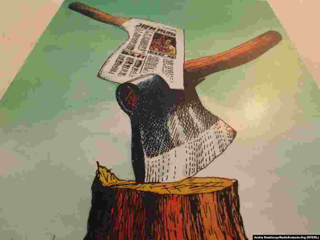 "Нет - цензуре!" - 14 июня с.г.  открылась выставка участников Международного онлайн-конкурса "Стоп цензуре!"  в помещении Центра визуальной культуры в г.Киев (Украина).