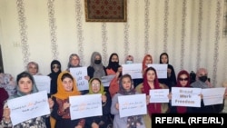 تصویر آرشیف: یکی از گردهمایی های زنان که به صورت پنهانی در کابل برگزار شده بود. 