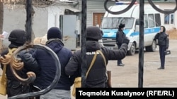 Алматыдагы өлүккананын алды, 10-январь, 2022-жыл.