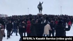 Aktobeli protestçiler