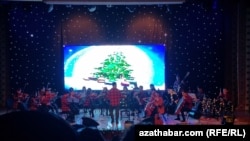Aşgabat. Täze ýyl konserti, dekabr, 2021 