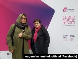 Український режисер Євген Лавренчук під час Конгресу культури у Львові у жовтні 2021 року