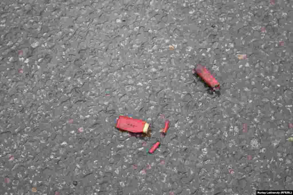 Аянттагы гильза.