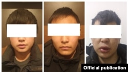 Милиция тараткан шектүүлөрдүн сүрөтү. 