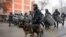 Полицейский спецназ в Алматы