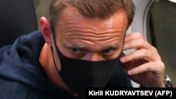 Зьняволены расейскі апазыцыйны палітык Аляксей Навальны, архіўнае фота