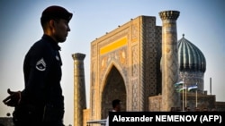 Фото сделано в дни проведения саммита в Самарканде в 2022 году