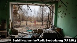 Освобожденное украинской армией село Кухари, Киевская область, 30 марта 2022 г.