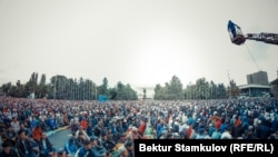 Курман Айтта тартылган сүрөт. Бишкек.